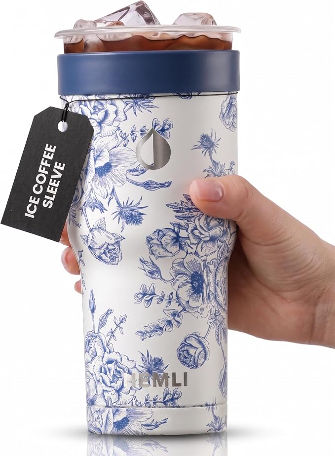 Universal Ice Coffee Sleeve Insulator by Hemli