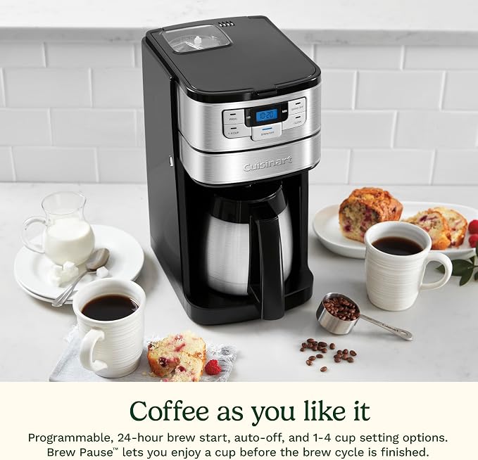 Cuisinart Automatic Grind & Brew 10-Cup Coffee Maker - Image 7