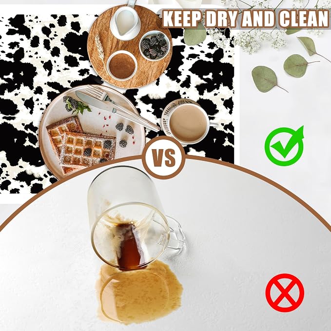 Dish Drying Mat Cow Print Coffee Bar Mat - Image 6