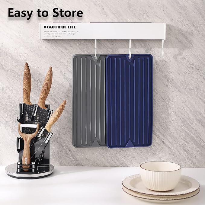 Dish Drying Mat, Mini Silicone Drying Mat - Image 8