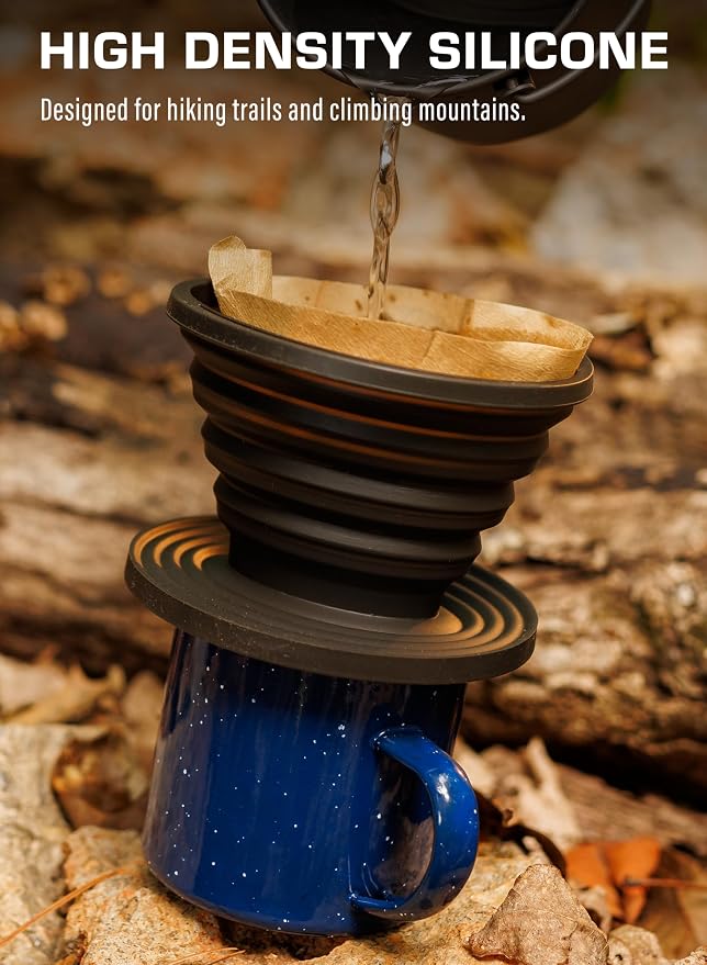 COLETTI Sierra Camping Pour Over Coffee Dripper — Collapsible Pour Over Coffee - Image 8