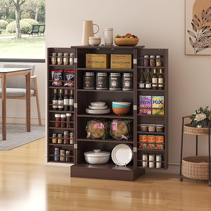 kepptory 47" Freestanding Kitchen Pantry Cabinet - Image 2