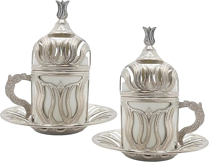 Kuchengerate 2pcs Turkish Greek Arabic Moroccan Coffee Cups by K%C3%BCchengerate