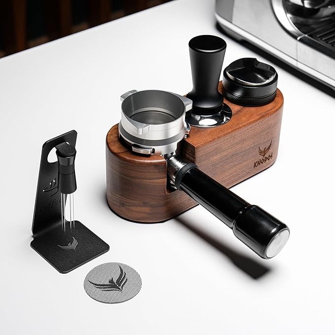 58mm Espresso Tamper Station Rosewood KNODOS Espresso Machine Accessories - Image 6