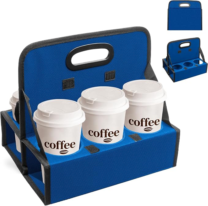 AKAYOK 6-Cup Reusable Foldable Drink Carrier by AKAYOK