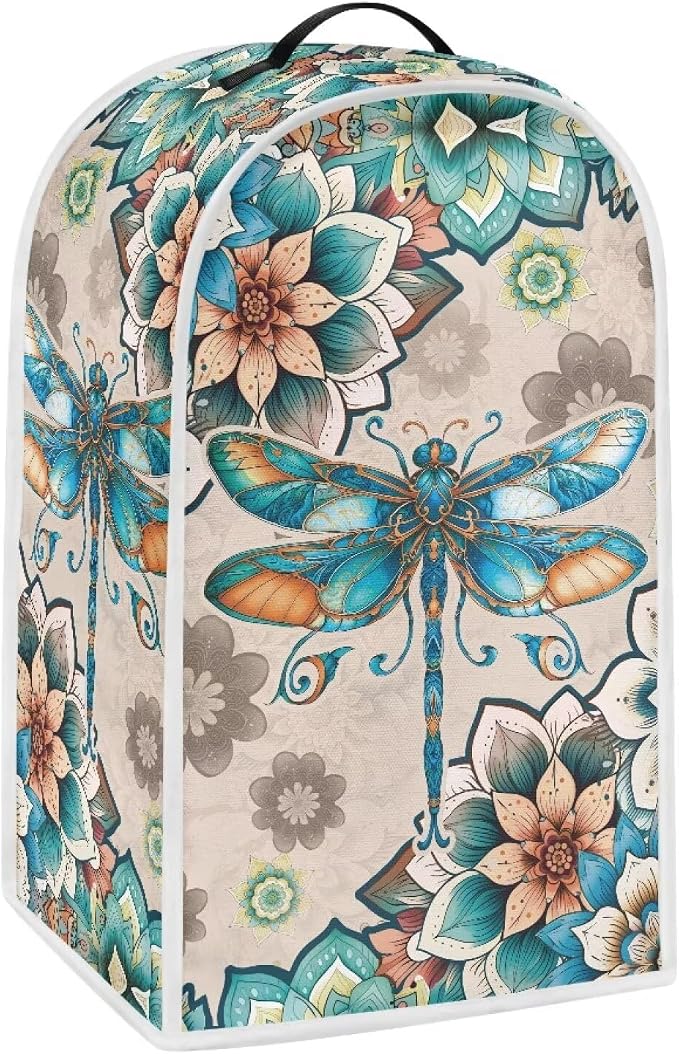 Boho Dragonfly Blender Dust Cover Appliance Covers by YUVAMAGIMO