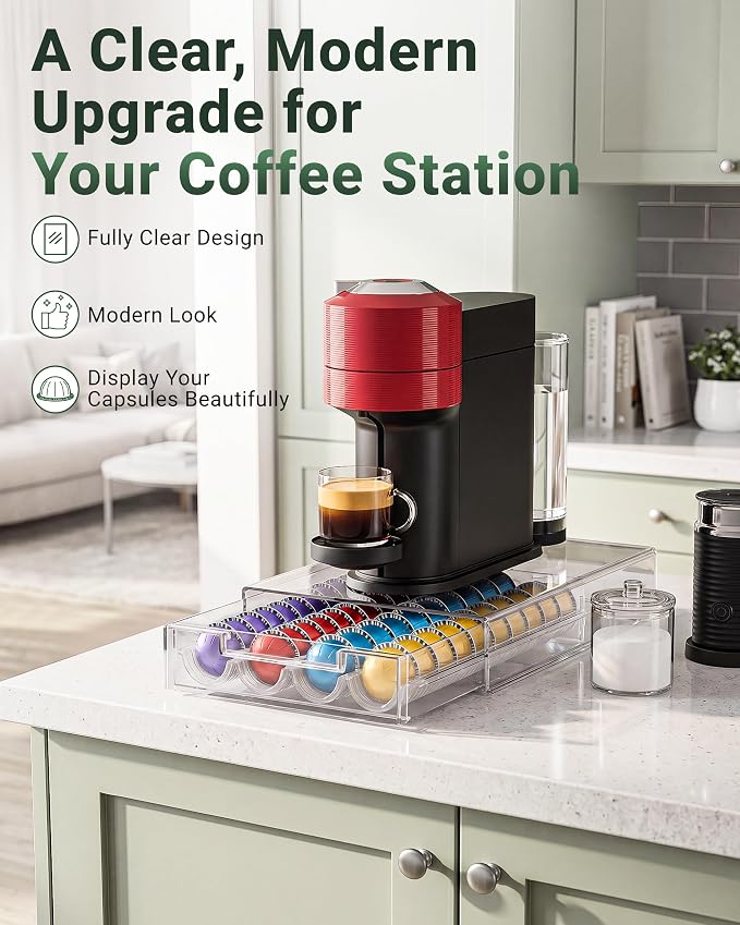 EVERIE Coffee Pod Holder Drawer Compatible - Image 2