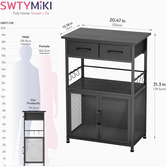 SWTYMIKI Coffee Bar Cabinet - Image 2