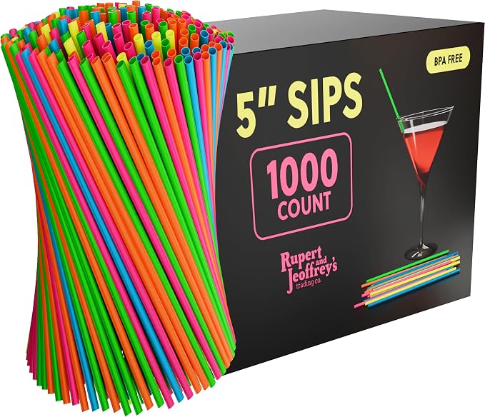 Disposable Plastic Coffee Stirrer Straw by RupertandJeoffreysTradingCo