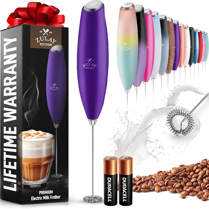 Zulay Powerful Milk Frother for Coffee by ZulayKitchen