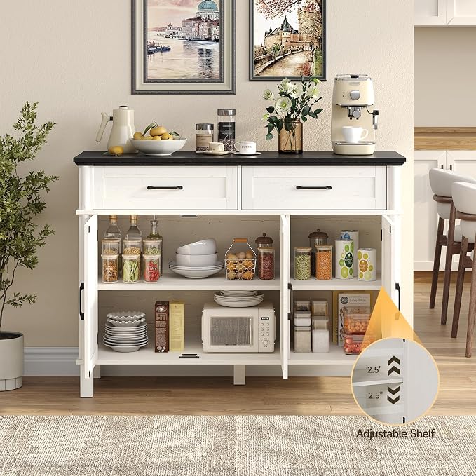 48 Inch Sideboard Buffet Cabinet - Image 3