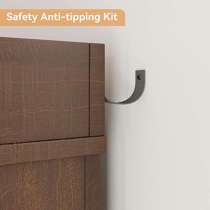 Takywep Tall Coffee Bar Cabinet - Image 4
