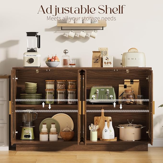 Sideboard Buffet Cabinet with Storage - Image 4