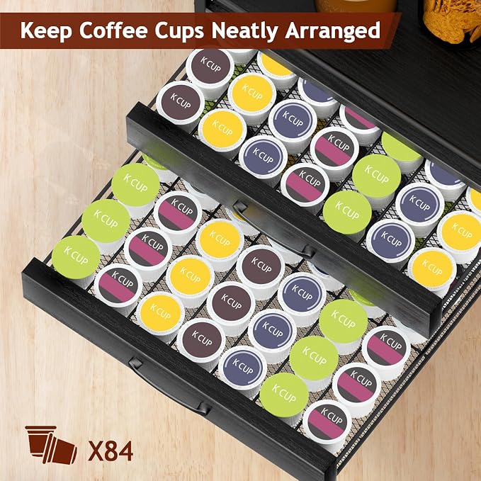 Homsorout Coffee Syrup Rack Organizer - Image 7