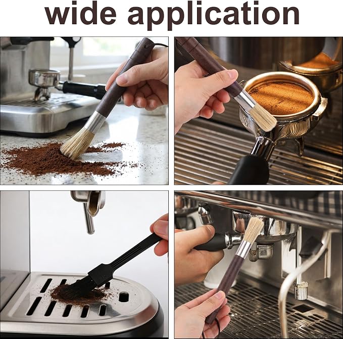 3pcs Coffee Grinder Cleaning Brush Set, Espresso Machine Cleaning Brushes - Image 5