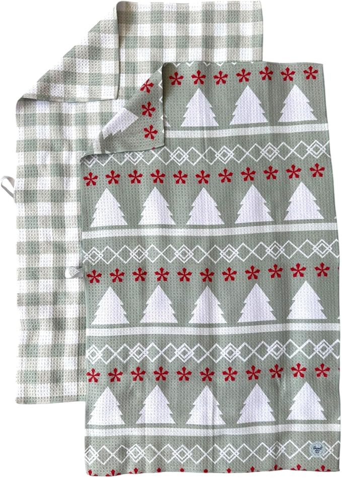 || 3 Pack|| Double Sided Dish Towels || Waffle Weave Microfiber || Highly by DesertAqua