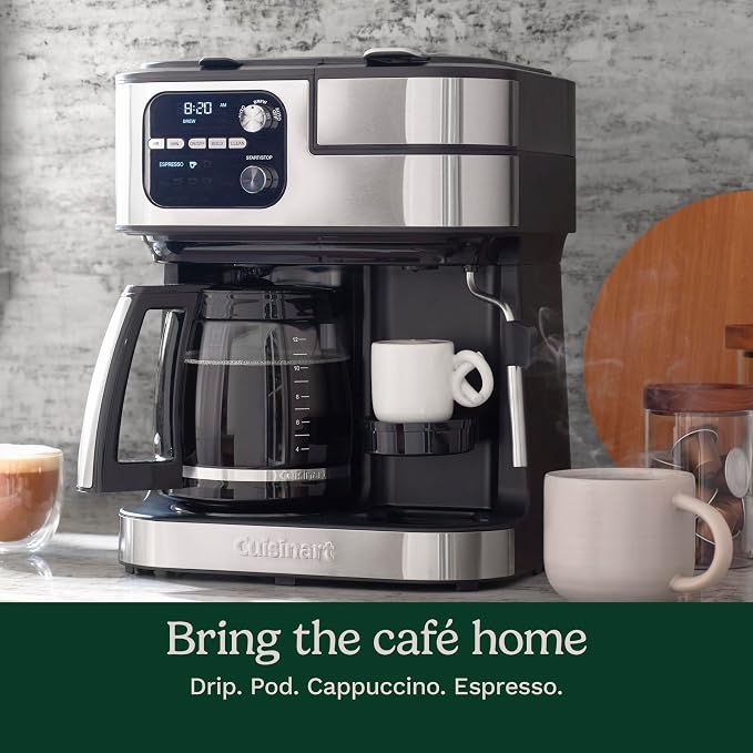 Cuisinart Coffee Center Barista Bar 4-in-1 Coffee Maker, Single-Serve Pods - Image 4