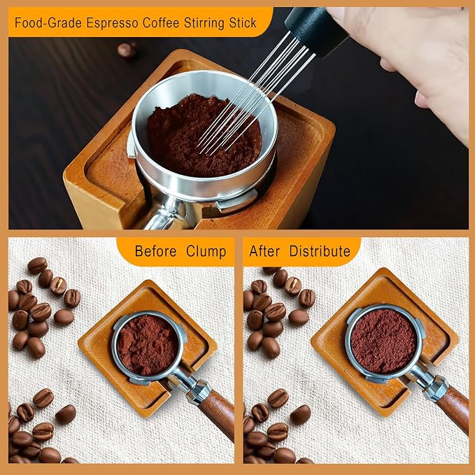 4Pcs 51mm Dual-Sided Espresso Coffee Tamper and Distributor - Image 4