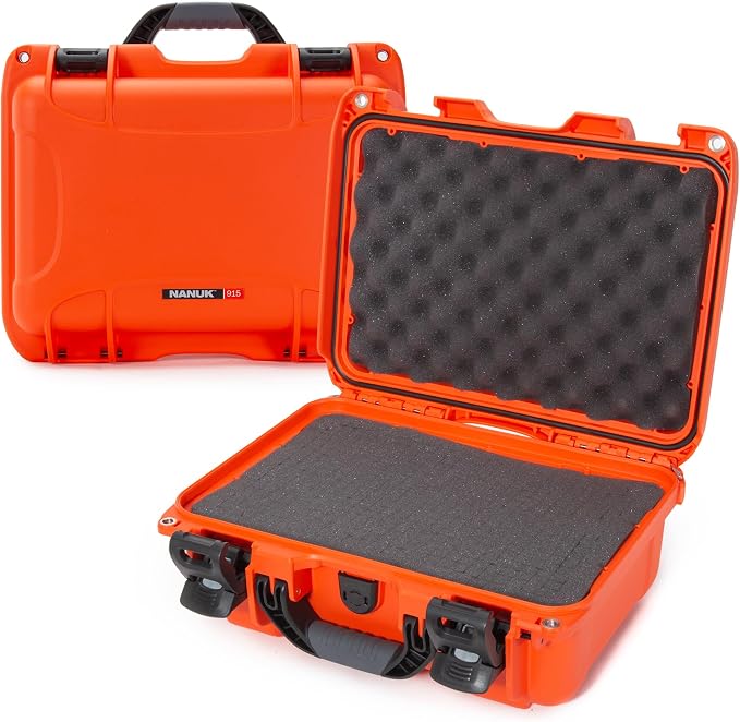 NANUK 915 Hard Case with Cubed Foam – Compact Waterproof Travel Camera Hard by NANUK