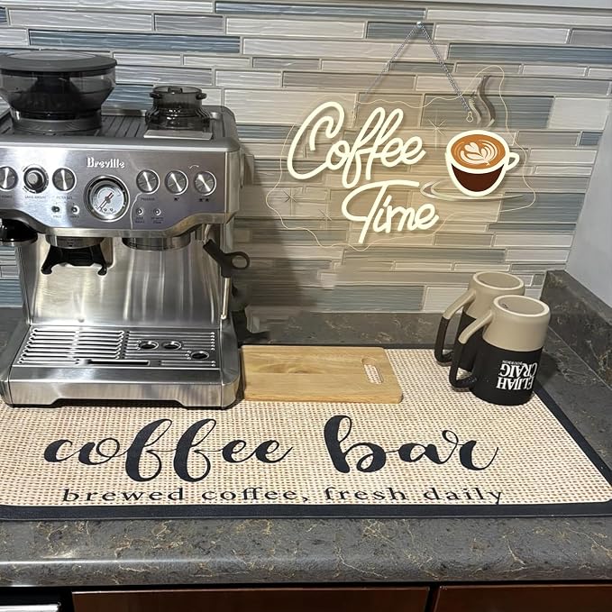 Coffee Time Neon Sign Latte Art Neon Lights Neon Bar Signs - Image 4