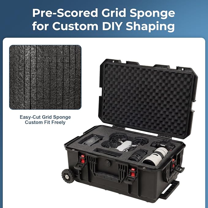 Weatherproof Hard Case, Stackable Trolley Case - Image 5
