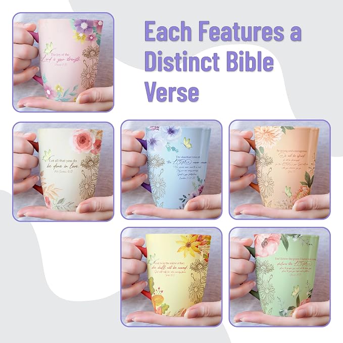 BTaT- Christian Coffee Cups, 12 oz, Bible Verse Mugs, Christian Mugs, Scripture - Image 3