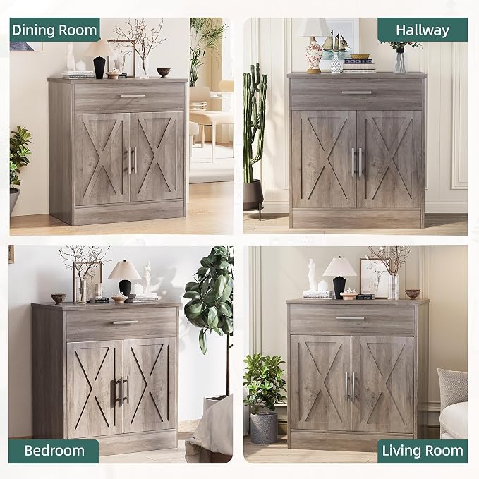 Shintenchi Farmhouse Storage Cabinets - Image 7