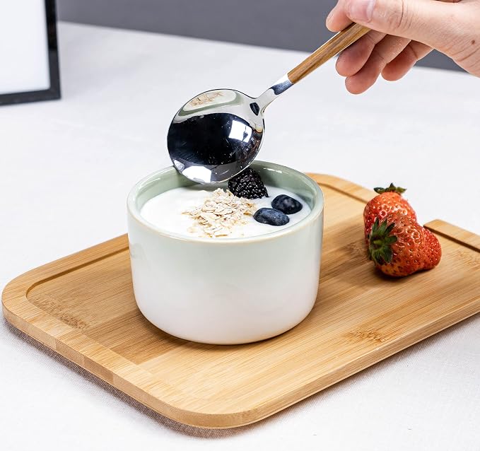 Ramekin Set of 6, UNICASA 8 oz Creme Brulee Ramekins, Oven Safe Baking Set - Image 6