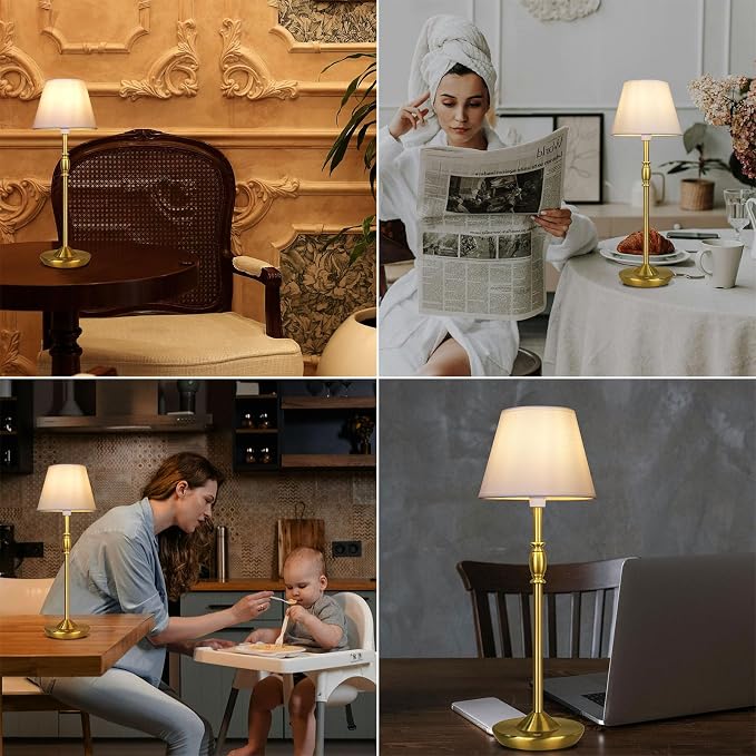 Cordless Table Lamp Portable Small LED Touch Lamp - Image 6