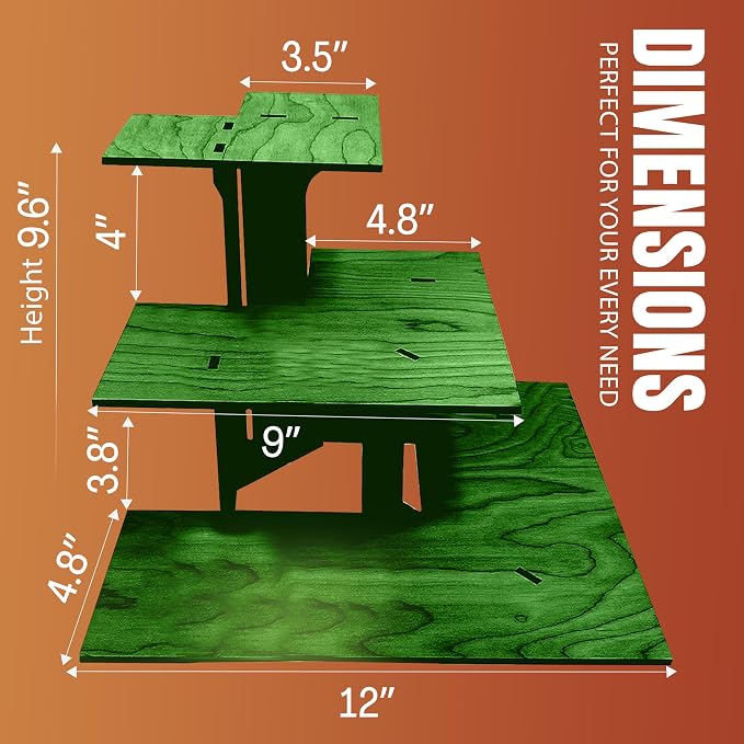 3-Tier Corner Retail Table Display Stand - Image 4