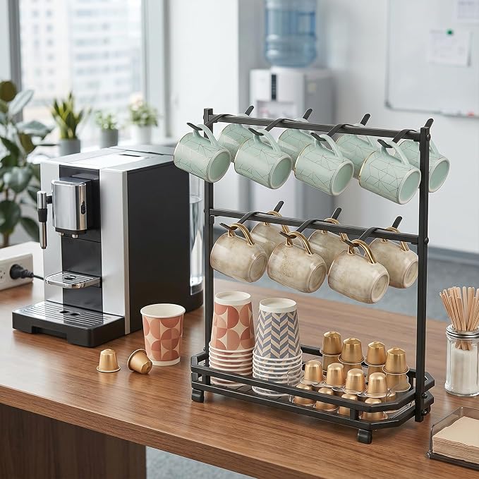 Coffee Mug Holder for Countertop, Coffee Cup Holder Rack - Image 9