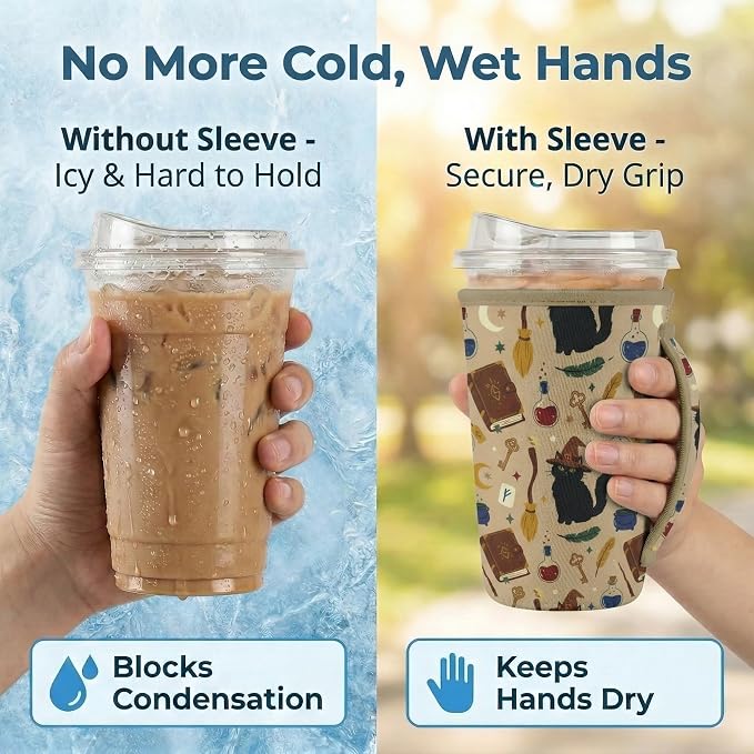 Artsocket 3 Pack Reusable Iced Coffee Sleeve - Image 3