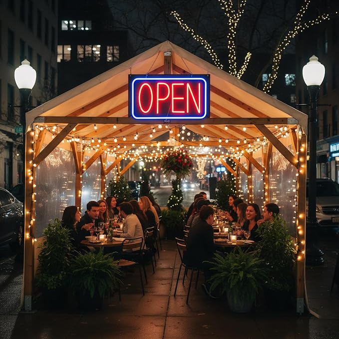 Open Sign for Business, LED Dimmable Neon Light - Image 7