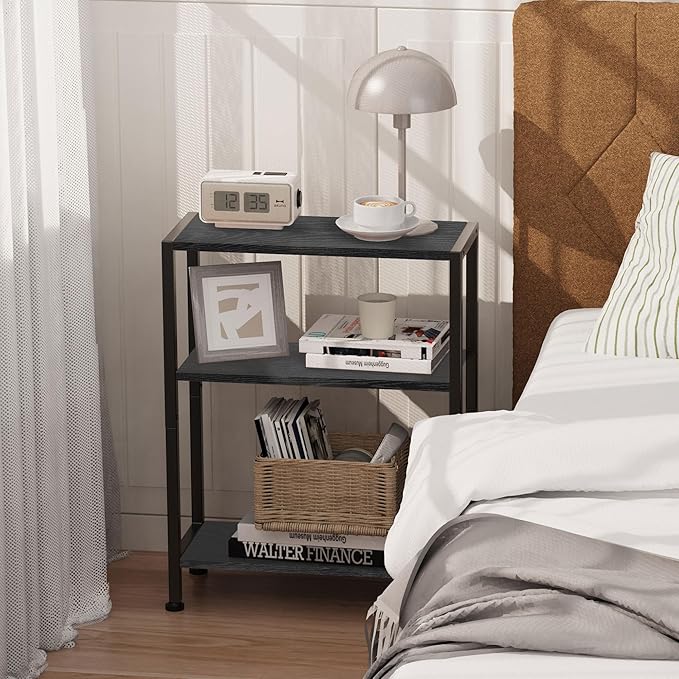 3-Tier Side Table Set of 2, Small End Table, Sofa Side Table - Image 2
