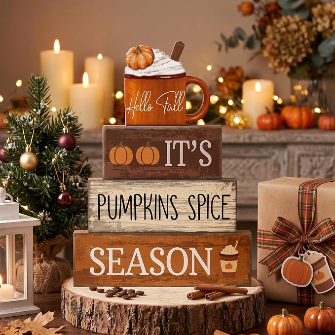 Lineshading 4 Pcs Fall Decorations - Image 8