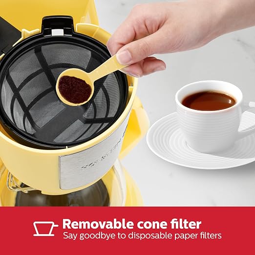 Holstein Housewares 5 Cup Drip Coffee Maker – Compact and User-Friendly - Image 3