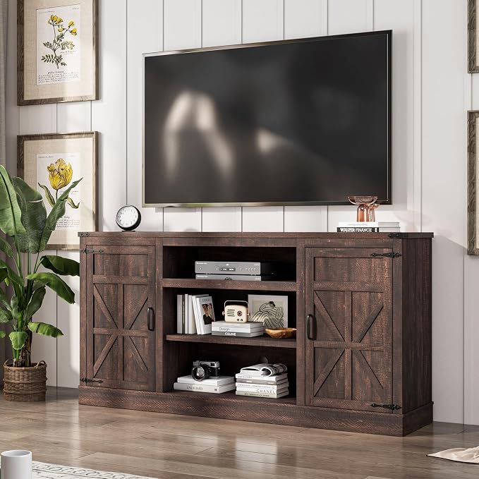 XVD 66" Farmhouse Coffee Bar Cabinet - Image 7