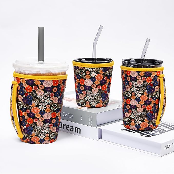 3 Pack Iced Coffee Sleeve Insulator Sleeves - Image 4