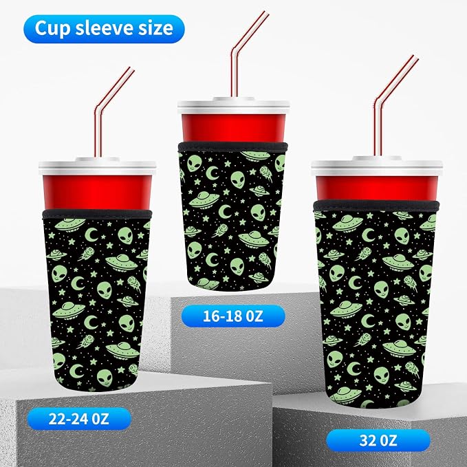 3 Pack Reusable Neoprene Insulator Sleeve - Image 4