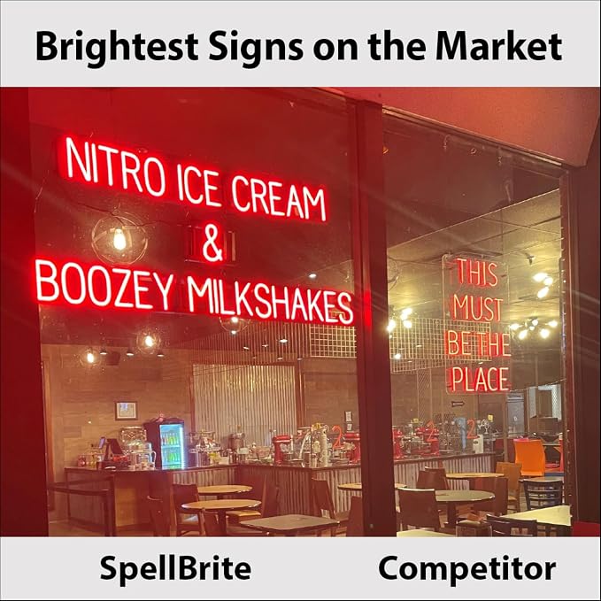 SpellBrite LATTES Sign | Coffee Drink-Related Sign - Image 3