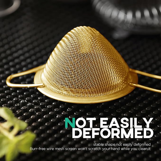Homestia Fine Mesh Strainer for Kitchen, 304 Stainless Steel Sieve Sifters - Image 7