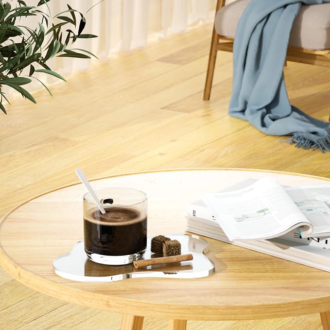 Acrylic 5Pcs/Set Coaster for Desk - Image 4