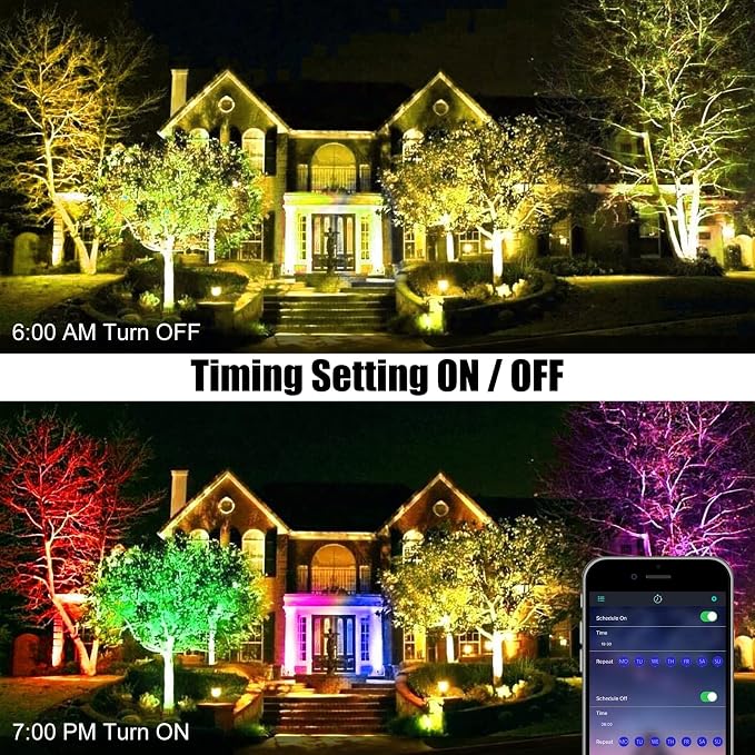 2 Pack 50W 96 LED RGB Light Bars Waterproof IP66 Smart APP/Remote Control Wall - Image 3