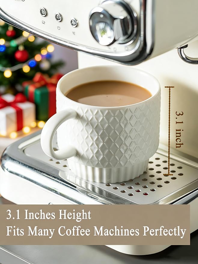 Gomakren Stackable Coffee Mugs Set - Image 2
