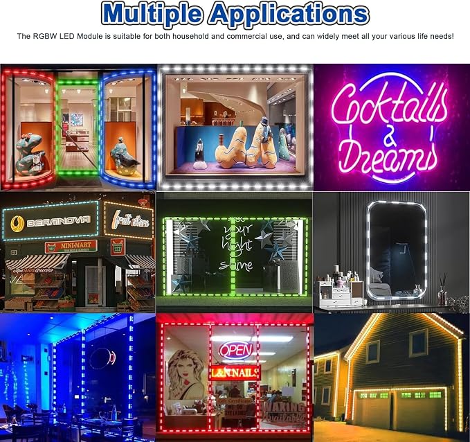 KBLEDLAMP DC12V 3W 6LEDs 20PCS Per LED Module, Pure White Light 10000k LED - Image 8