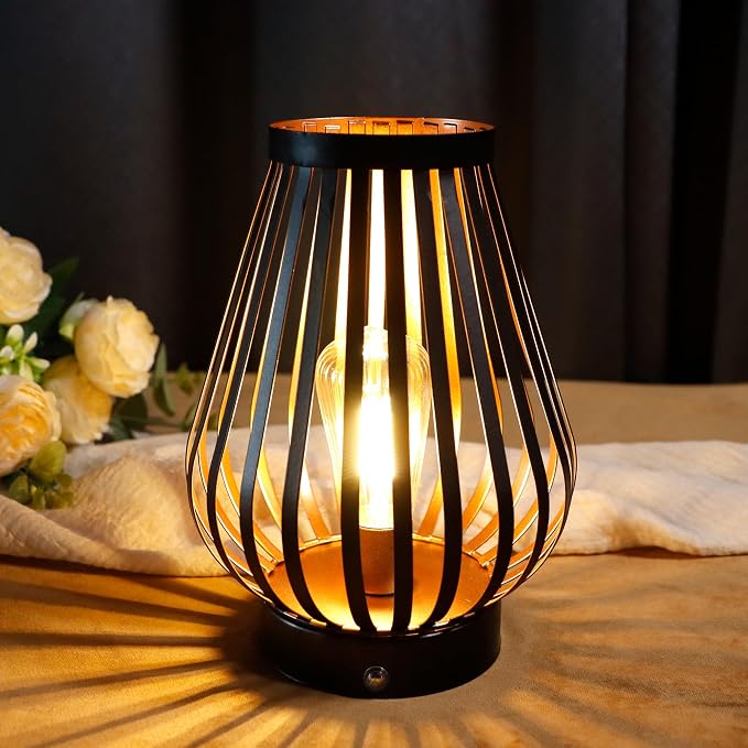 JHY DESIGN Set of 2 Dimmable Touch Bedside Table Lamp 8.5''H Rechargeable - Image 7