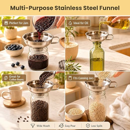 Canned Funnel with Filter, Used - Image 5