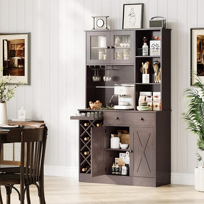 IDEALHOUSE 72 Inch Tall Kitchen Pantry Cabinet - Image 5