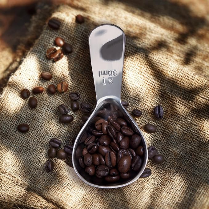 2Pcs 30ml Coffee Scoop 2 Tablespoon, 304 Stainless Steel Measuring Coffee Scoop - Image 6