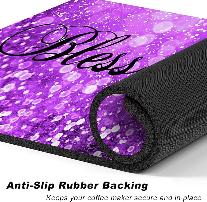 Coffee Mat, Coffee Bar Accessories Fit Under Coffee Maker Espresso Machine - Image 4